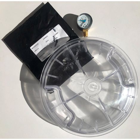 Couvercle complet pour filtre à sable 260mm – Joint et manomètre inclus – Hauteur 50mm – Pour piscine BWT (1/4)