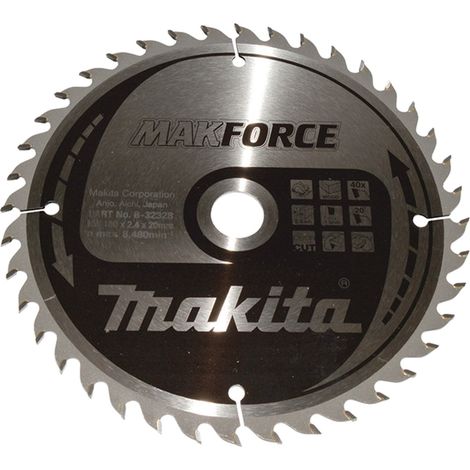 Makita  Hoja  de  sierra  MAKFORCE  180x20x40Z  -  B-32328