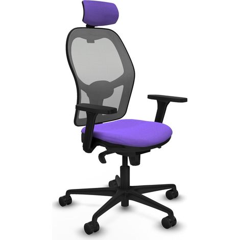Sedia Ufficio con Poggiatesta Piqueras y Crespo 3D036N2 Lilla (1/5)