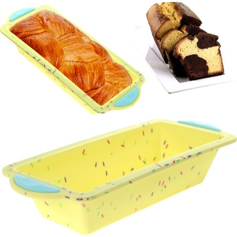 Molde de silicona para pan, pasteles y patés con endurecedor.