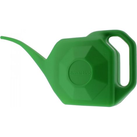 Arrosoir en plastique Dimartino 2 litres avec bec long, couleur verte pour l'irrigation du jardin