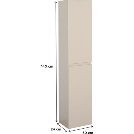 Colonne de salle de bain SORRENTO à suspendre 140cm