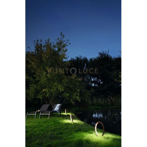 MIRTA PALETTO D.40CM IP54 LED 4000K 425LM 5W CORTEN H.43,5CM