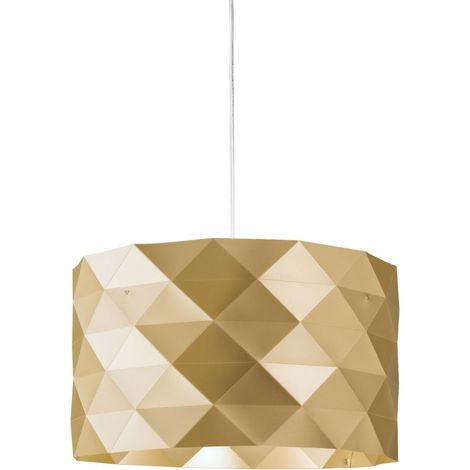 New Gold Suspension 3 Lumières en métal chromé cm. 40x25h (1/2)
