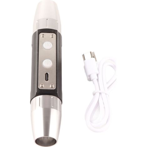 Lampe torche professionnelle DX6 rechargeable USB à 6 LED pour l'évaluation de bijoux en jade, idéale pour l'expertise de bijoux. (1/5)