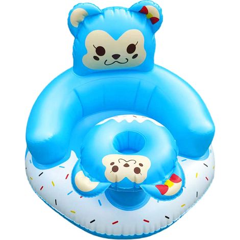 siège d'apprentissage pour bébé, chaise de salle à manger, canapé gonflable pour bébé, siège de salle à manger, tabouret de bain gonflable pliable pour bébé (1/5)