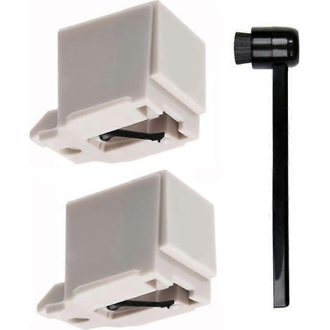 Aiguilles de rechange pour platine vinyle Audio-Technica ATN3600L Diamond avec brosse de nettoyage, pour platine vinyle Audio-Technica AT (1/5)