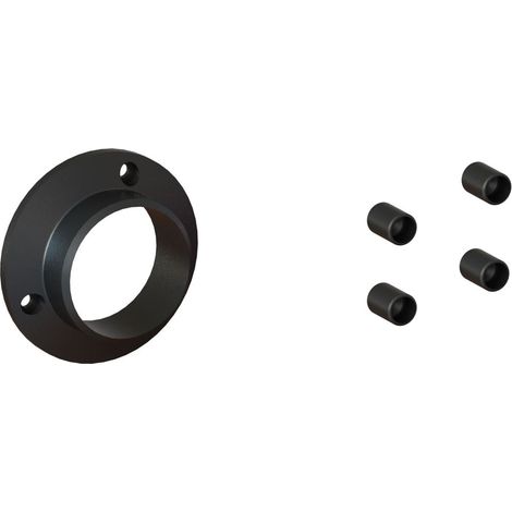 Lot Départ Muraux Fixes pour Garde Corps modèle GUISE - Finition RAL7016 Sablé (1/2)