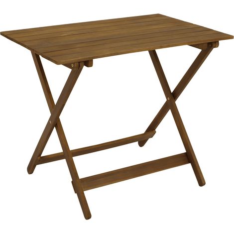 BAHIA: Klapptisch 60x90cm rechteckig, Akazie geölt, FSC-zertifiziert