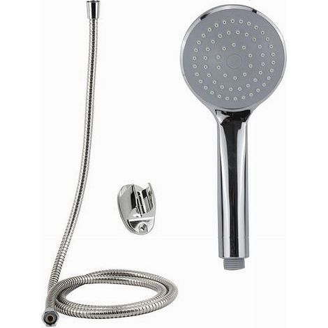 Cleafe - Kit Doccetta Doccino Soffione Doccia Bagno Con Laccio 1,8mt Staffa 69078 Rotonda - (1/2)