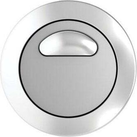 Siamp – Bouton soupape à double poussoir OPTIMA 49/S – Finition chrome – Pour plaques de commande WC – Usage professionnel