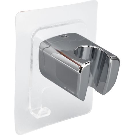 Duschkopfhalterung aus Kunststoff, selbstklebend, kein Bohren erforderlich, wasserdicht, Bidet-Duschkopfhalterung, für Zuhause, Hotel und Badezimmer (1/5)