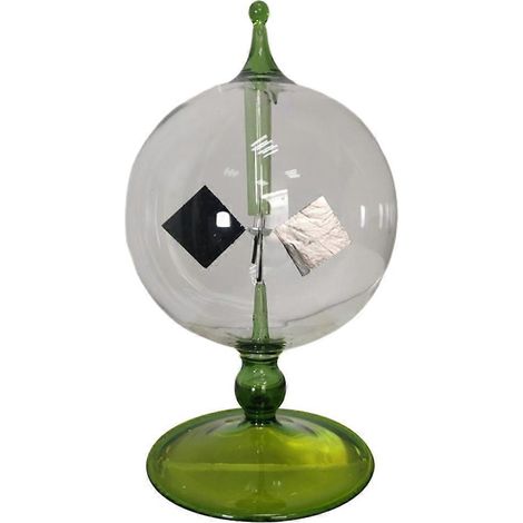 Moulin à vent en verre rotatif à 4 pales alimenté à l'énergie solaire C-- (1/5)