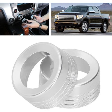 Satz mit 2 Klimaanlagenknöpfen für Toyota Tundra 2014-2018 (Aluminiumlegierung) (1/5)