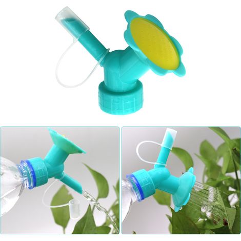 Lot de 4 embouts doubles pour arrosoir à bonsaï, arrosoir pour semis d'intérieur (1/4)