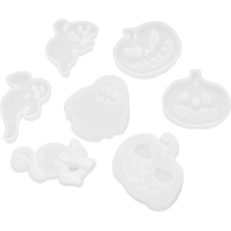 Moule en silicone Halloween portable, souple et réutilisable, moule citrouille en silicone à faire soi-même (1/5)