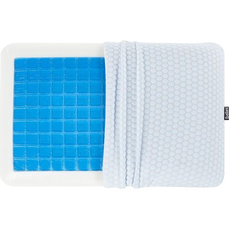Haut Oreiller 50 x 30 cm en Mousse à Mémoire de Forme Hypoallergénique Doux Emin