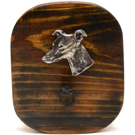 Whippet, galgo inglés: percha para correa, percha para medallas con perro, gancho para llaves de Art-Dog (1/5)