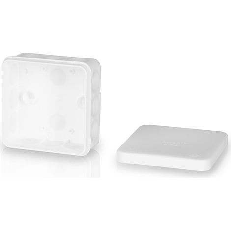 Boîte de dérivation F-TRONIC E1210, 80x80x37 mm, blanc