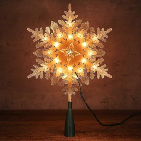 Étoile de Noël en forme de flocon de neige, 23,5 cm (1/5)