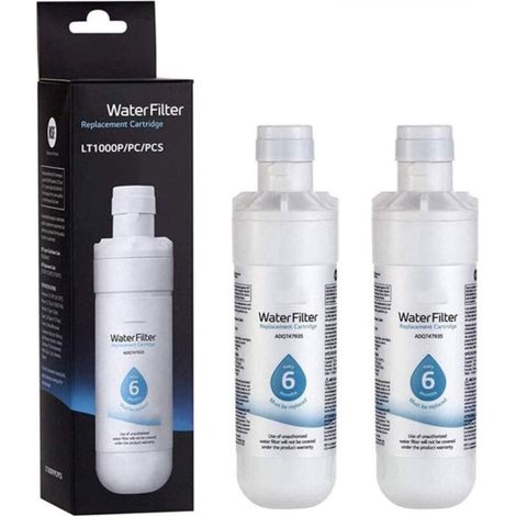 ADQ747935 Kühlschrank-Wasserfilter, Ersatz für LT1000P / PC/PCS, MDJ64844601, 2 Stück