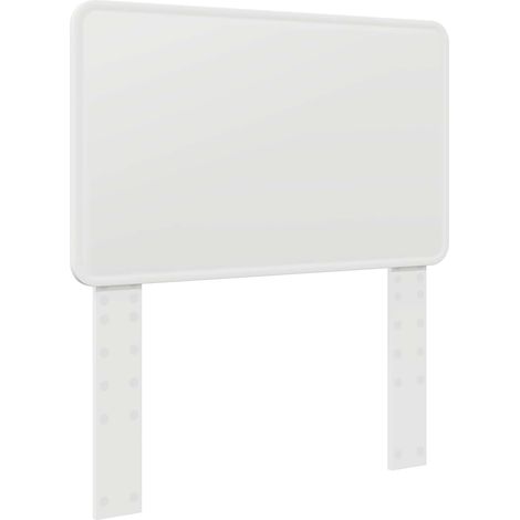Tête de lit Blanc 90 cm Bois d'ingénierie (1/5)