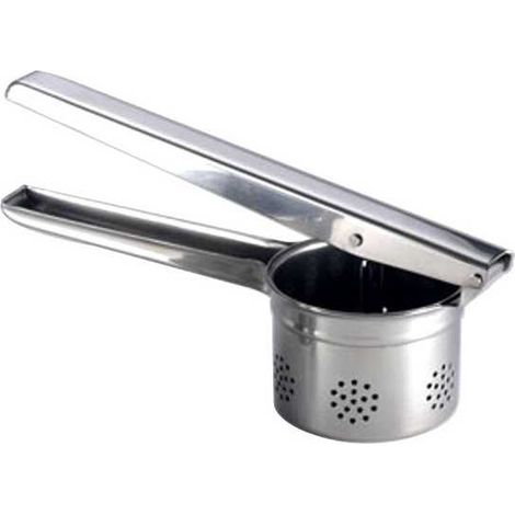 Prensa de patatas de acero inoxidable con orificios laterales Calder
