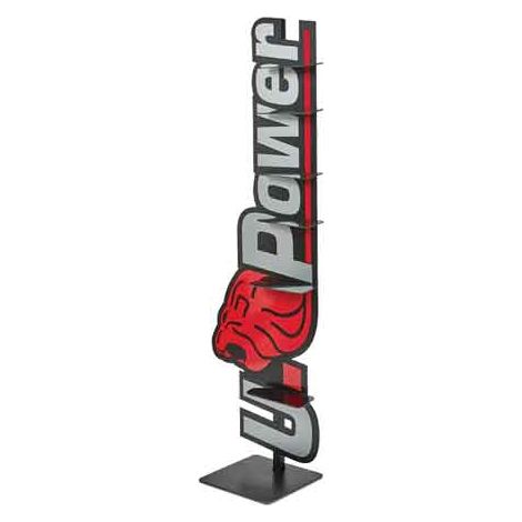 Espositore da Terra per Scarpe Vuoto Upower 6 Posti 45 x 35 x 160 cm H