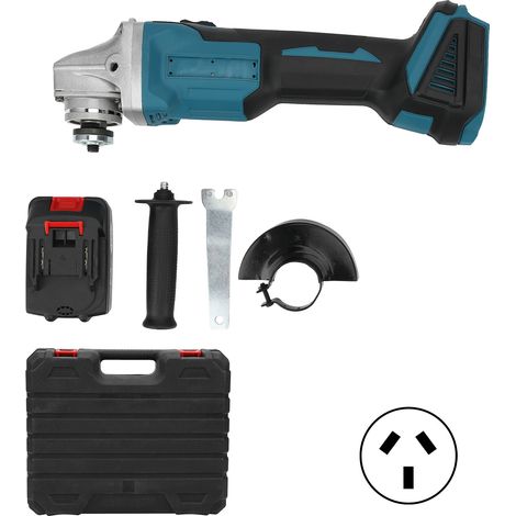 Meuleuse d'angle sans balais, polisseuse électrique rechargeable 110-240V avec prise AU, matériel industriel de polissage (1/5)
