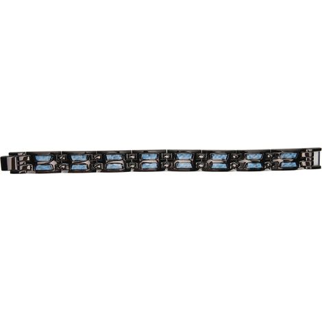 Bracelet magnétique en acier inoxydable thérapie anti-douleur avec fibre de carbone élégant (1/5)