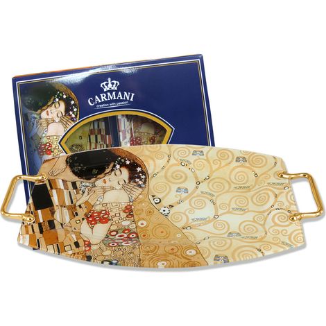 Carmani, plato decorativo G. Klimt Kiss