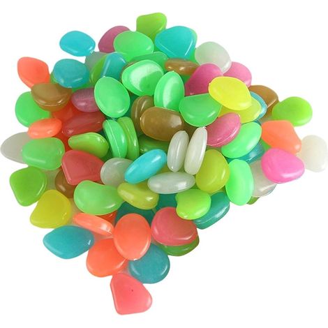 Galets De Jardin 100 Galets Naturels Colorés Lumineux Pierres Pour D'Intérieur En Pot Pour Aquarium, Jardinière, Loisirs Créatifs, Paysage, Intérieur, Extérieur, Rivière, Jardin (1/5)