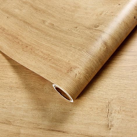Rouleau de papier adhésif décoratif, 40 cm x 5 mètres, repositionnable, lavable et imperméable. Idéal pour les cuisines, les meubles, les bureaux et les portes. Coloris : 4 (1/5)