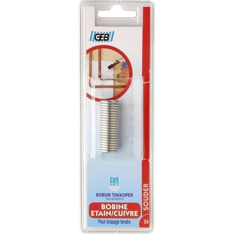 GEB Bobine pour brasure etain / cuivre, 20 g, GEB