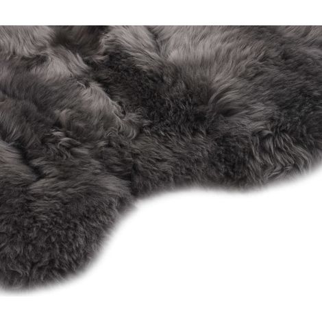 Maison Exclusive - Teppich Schafspelz 60x90 cm Hellgrau
