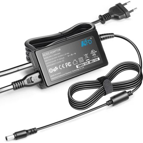 24V AC Alimentation Chargeur pour Epson V500 V600 V700 3170 J221A J221 J252 B11B178011 Perfection Flatbed Photo Scanner Epson WorkForce Pro GT-S50 GTS50 GT-1500 GT-2500 24V 2,7A Adaptateur Secteur (1/5)