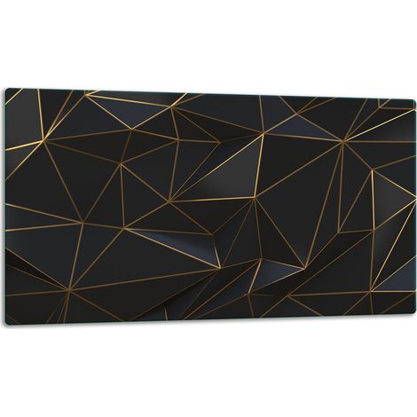 Schneidebrett aus Glas, 52 x 30 cm, schwarz (1/5)