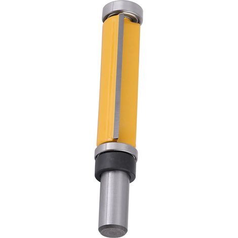 Fraise à bois droite pour finition des bords, 2-1/2" L x 3/4" Ø x queue de 1/2" avec roulements (1/5)