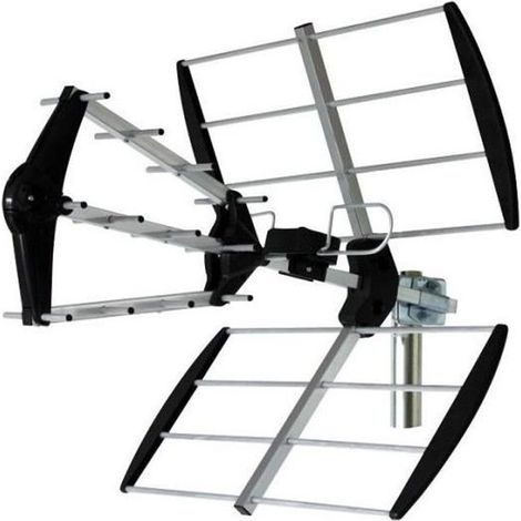 ANTENNE DE TOIT MAISON TNT HD TELE TV TELEVISION EXTERIEURE UHF FILTRE LTE 4G (1/4)