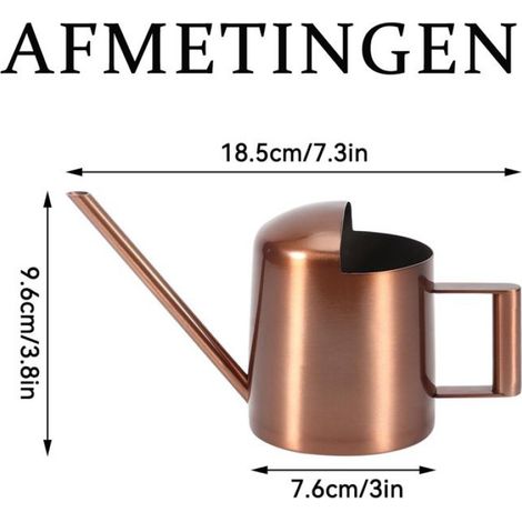 1 Arrosoir,Acier inoxydable,Bec long fin,Capacité 300 ml,Plantes d'intérieur Bonsaï Bureau (1/4)