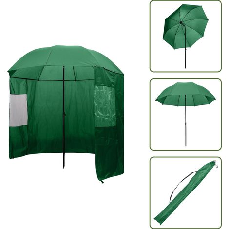 The Living Store Parapluie de pêche Vert 240x210 cm - Pêche à la ligne (1/5)