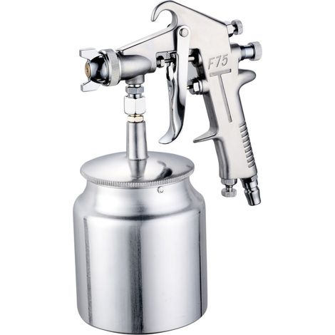 F-75 Druckluft-Farbspritzpistole, Becherglas, hohe Zerstäubung, Airbrush-Pistole für Auto- und Möbellackierung, F75 Druckluft-Spritzgerät (1/5)