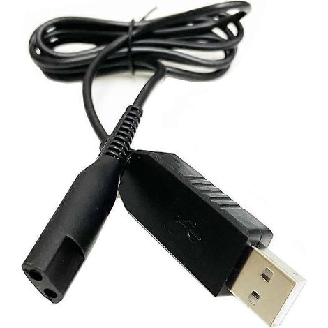 Chargeur USB universel pour rasoir. compatible avec différents modèles de rasoirs Braun des séries 1 à 9 (S3. S5. S7 et S9). (1/5)