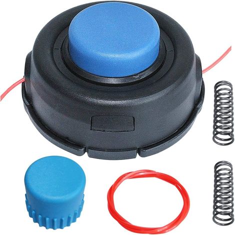 531300194 Bouton de choc pour fil de coupe de débroussailleuse avec ressort pour Husqvarna T35 235 322 323 324 325 326 327 323L 122LDx 123L 123LD 125L 128L 128LD 128LDx 129L 129ldx 129DJx pièces. (1/5)