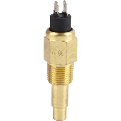 Capteur de température d'eau moteur 3/8'' NPT Compatible VDO 6-24V Déclenchement 98°C Laiton Plage 38-120°C Faible Consommation (1/5)