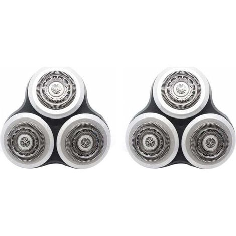 2 Têtes De Rasoir Lame Compatibles Avec Modèles RQ10 RQ12 Série S9000 S9721 S9311 S9152 S9911 (1/4)