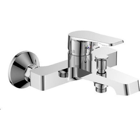 Trade Shop - Rubinetto Miscelatore Gruppo Vasca Bagno Cromato Con Attacco Doccia Allure 87113 - (1/2)