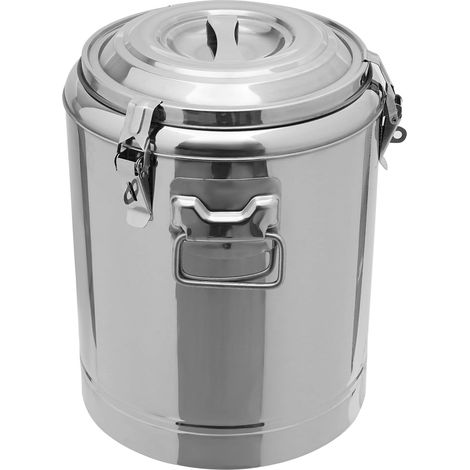 Gojoy – Récipient isotherme 14 litres en acier inoxydable – Isolation polyuréthane 8h – Étanchéité silicone – Pour pique-niques et événements