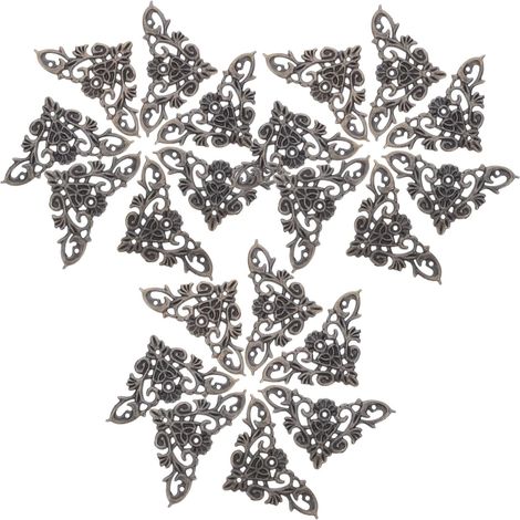 24 pièces de protections d'angle pour meubles vintage, triangles (1/5)