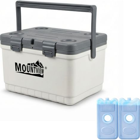 Mountview Cool Box 22L White Portable Large Cooler Ice Food Camping Beach Picnic (1/5)